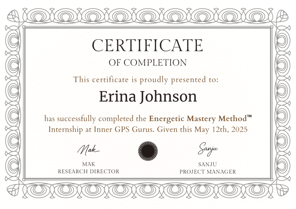 Internship Certificate EMM